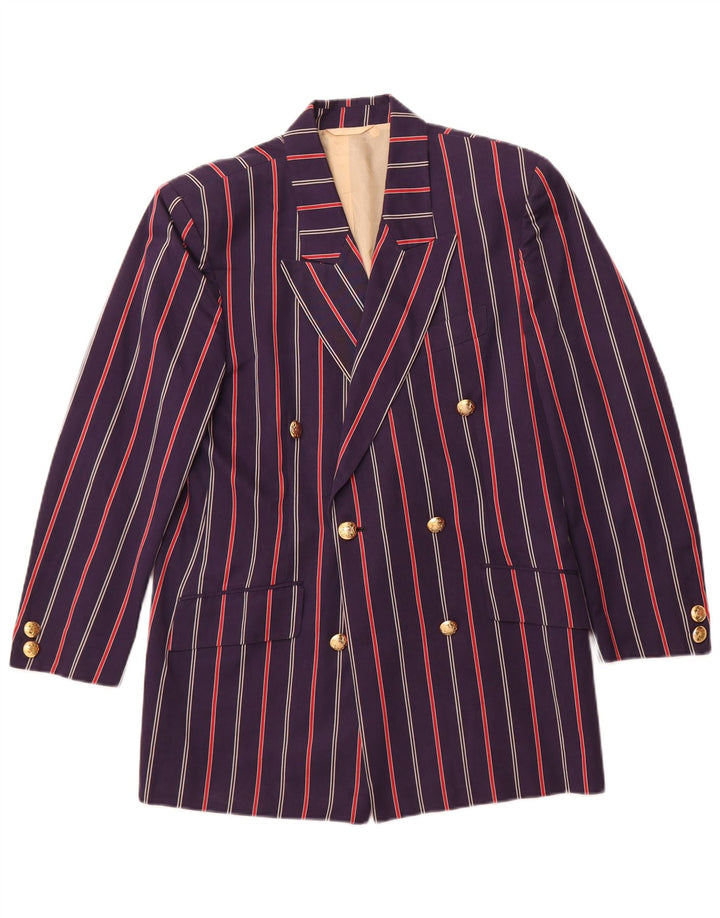 Henry Cottons muški blejzer jakna IT 44 XS tamnoplavi pamuk na pruge