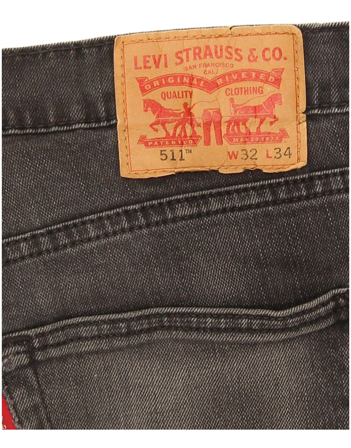 Levi's muške uske traperice W32 L28 sive