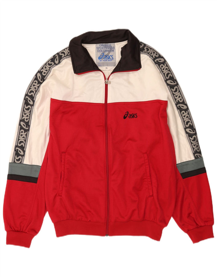 Asics muška gornja jakna s grafičkim motivima IT 56 XL Red Colourblock