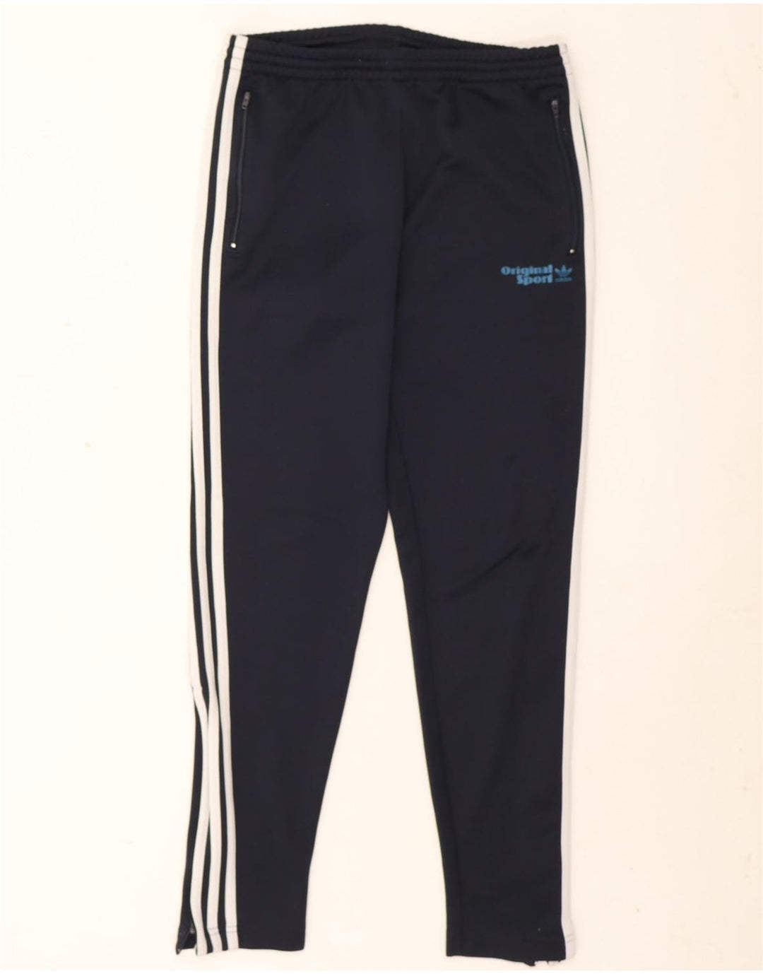 Adidas muške hlače za trenirku s grafičkim motivima, male crne poliesterske hlače