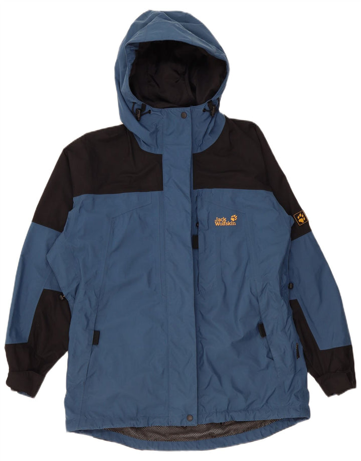 Jack Wolfskin ženska vjetrovka s kapuljačom UK 12 srednje plava