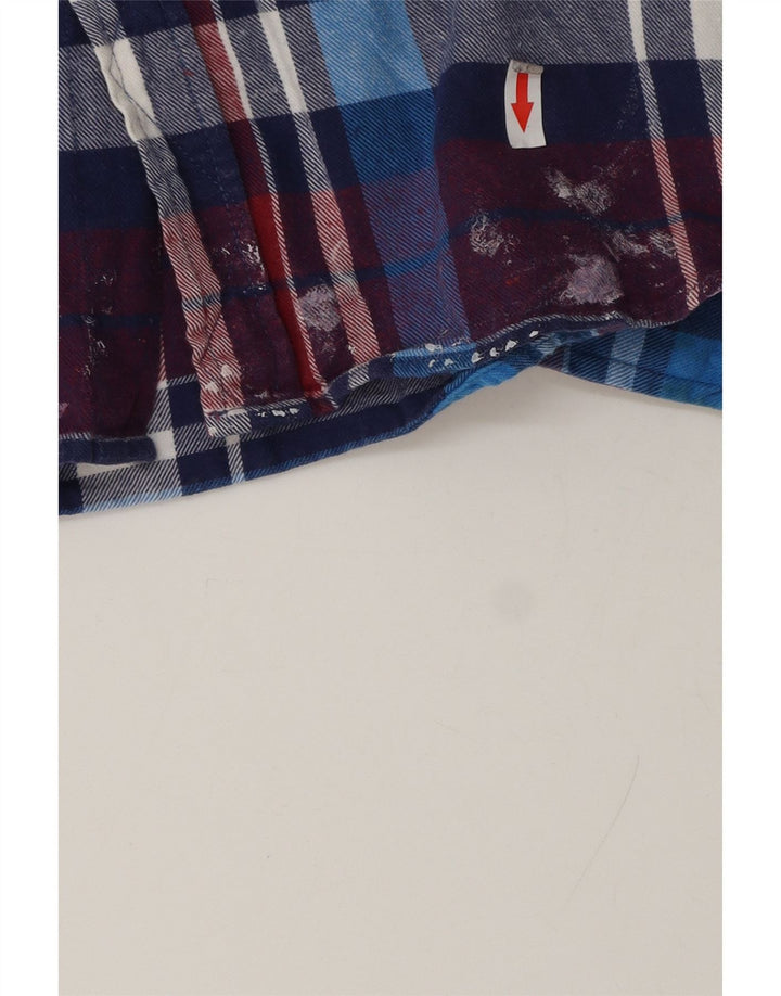 Quiksilver muška flanelska košulja s kapuljačom, veliki šareni karo