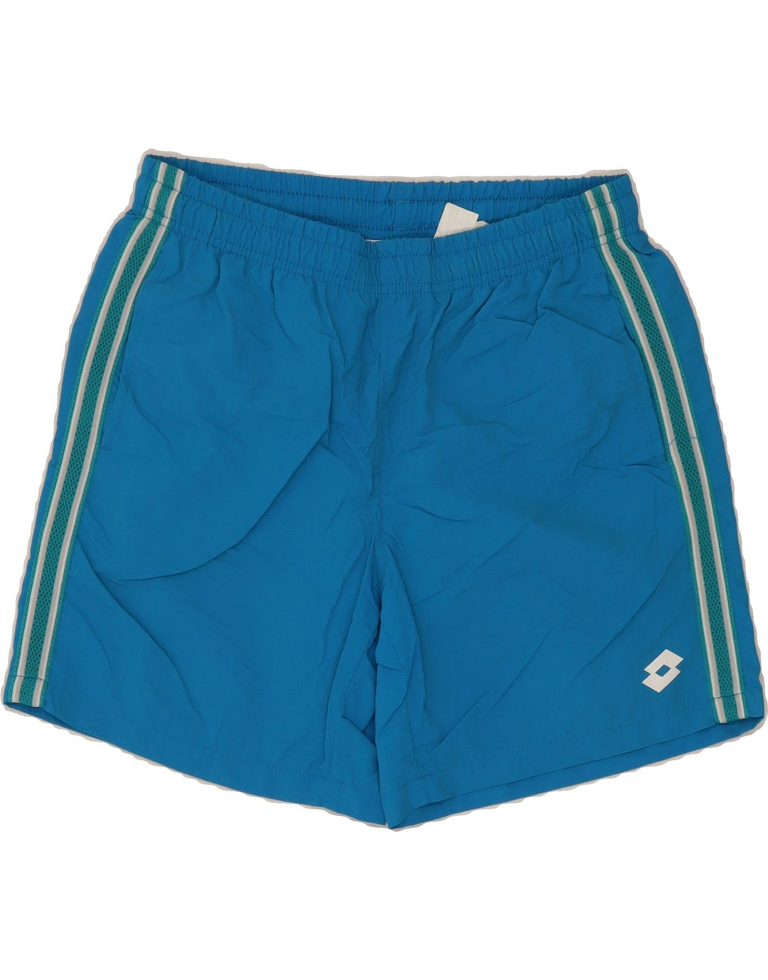 LOTTO Mens Swimming Shorts Small  Blue Nylon Vintage Lotto and Second-Hand Lotto from Messina Hembry 
