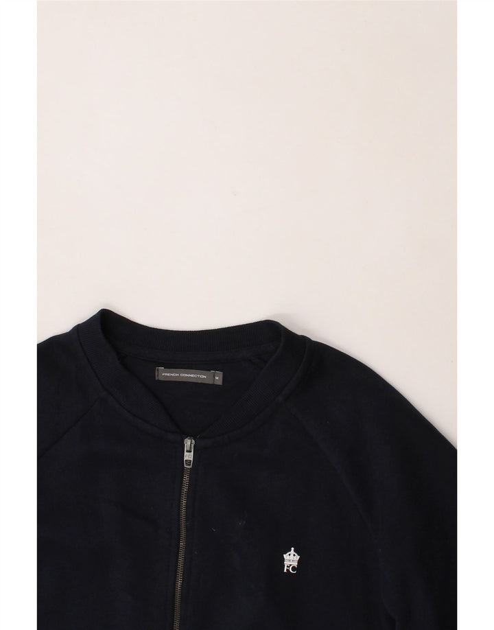 FRENCH CONNECTION Mens Tracksuit Top Jacket Medium Navy Blue Cotton Vintage French Connection and Second-Hand French Connection from Messina Hembry 