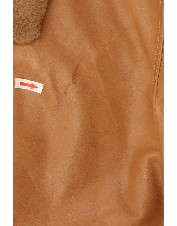 Timberland muška kožna bomber jakna UK 42 XL smeđa koža