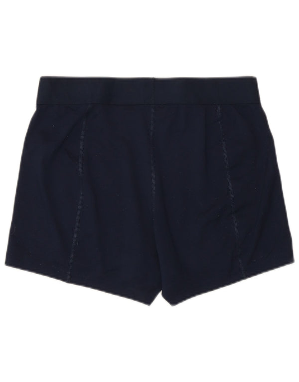 NIKE Ženske Dri Fit Sportske Kratke Hlače UK 14 Veliki tamnoplavi poliester