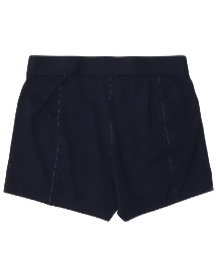 NIKE Ženske Dri Fit Sportske Kratke Hlače UK 14 Veliki tamnoplavi poliester