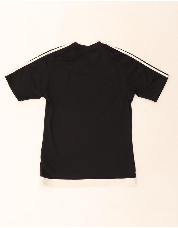 Adidas muška majica Climalite, mali crni poliester u boji