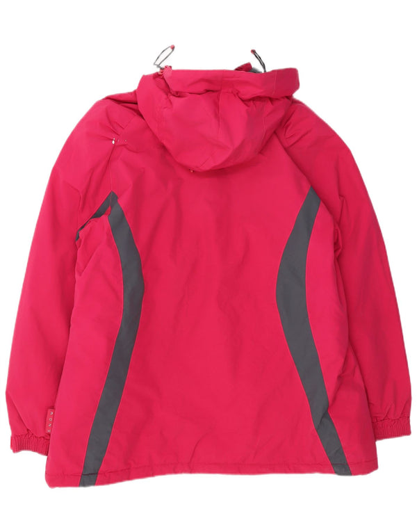Mountain Warehouse ženska velika vjetrovka s kapuljačom UK 18 XL ružičasta