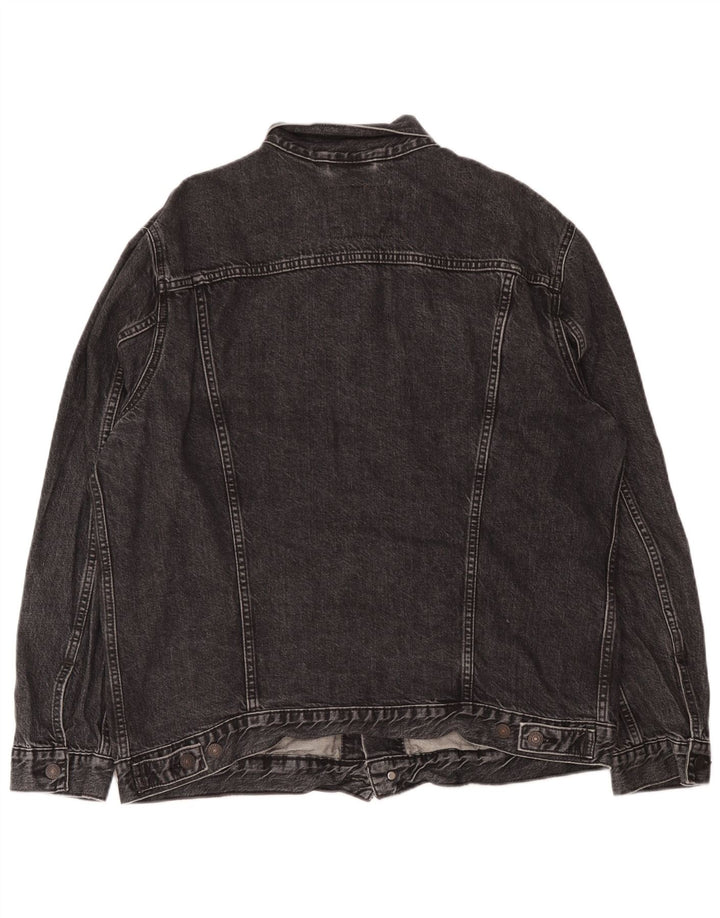 Levi's muška traper jakna UK 44 2XL crni pamuk