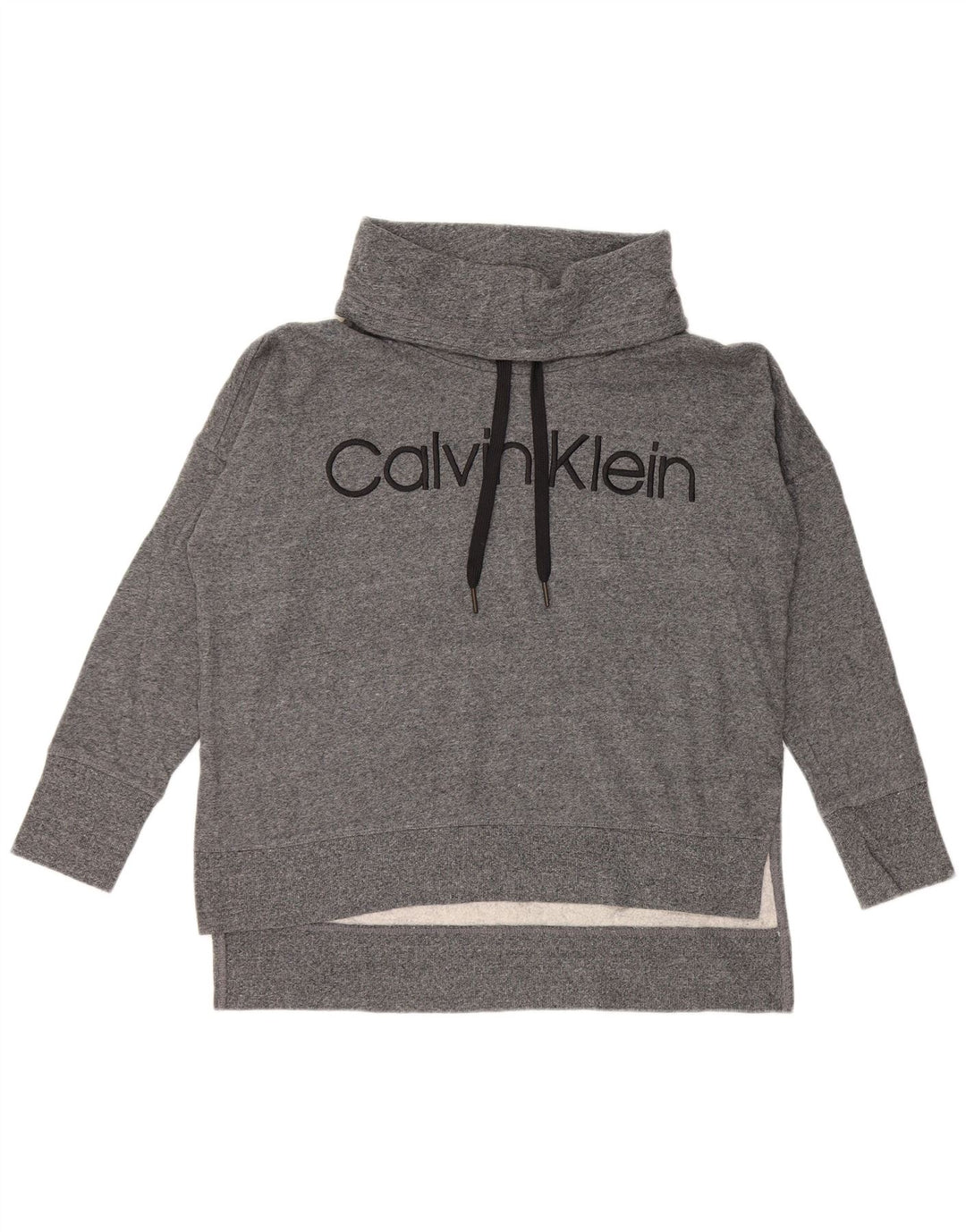 CALVIN KLEIN Ženska prekomjerna majica s motivima UK 14 srednje siva