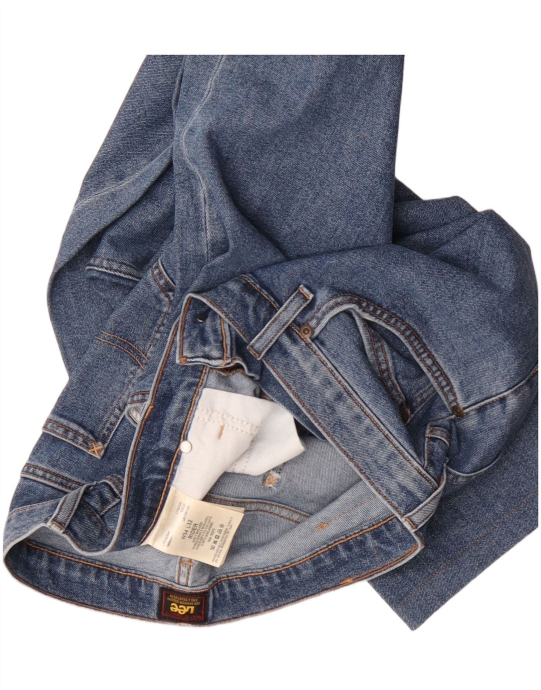 Lee muške ravne traperice W34 L32 plavi pamuk