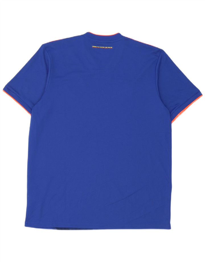 Adidas muška majica Climalite Graphic T-Shirt Veliki plavi geometrijski poliester
