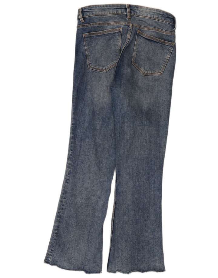 Ženske traperice Zara Bootcut EU 40 srednje W30 L26 plavi pamuk