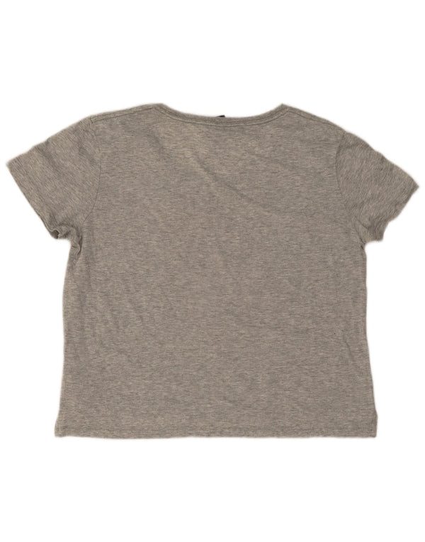 Nike ženska majica kratkih rukava prekomjernih dimenzija UK 6 XS Grey Flecked