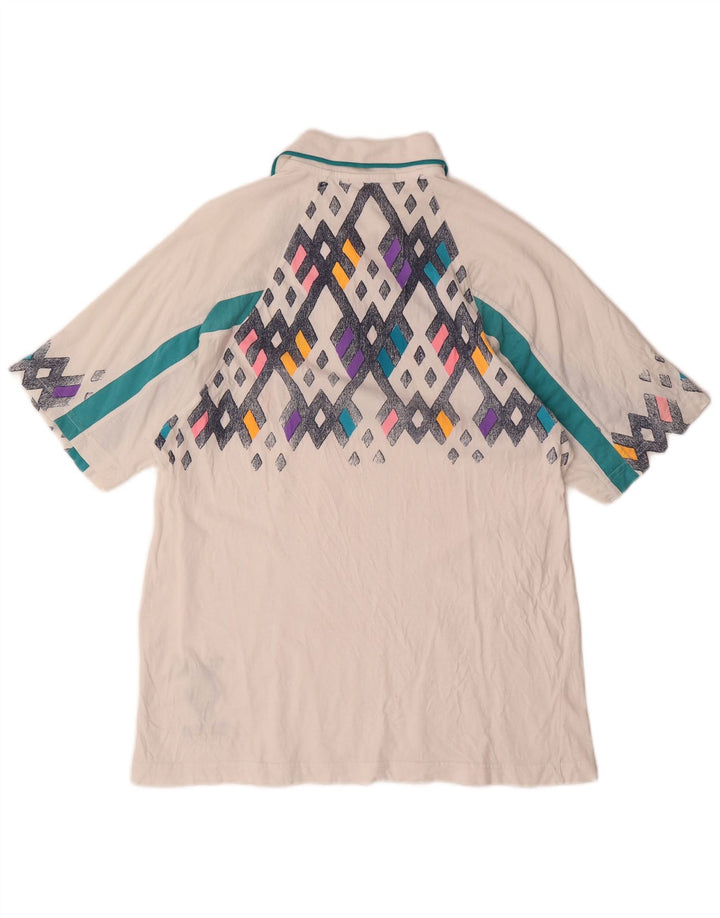 LOTTO muška polo majica srednje bijele geometrije