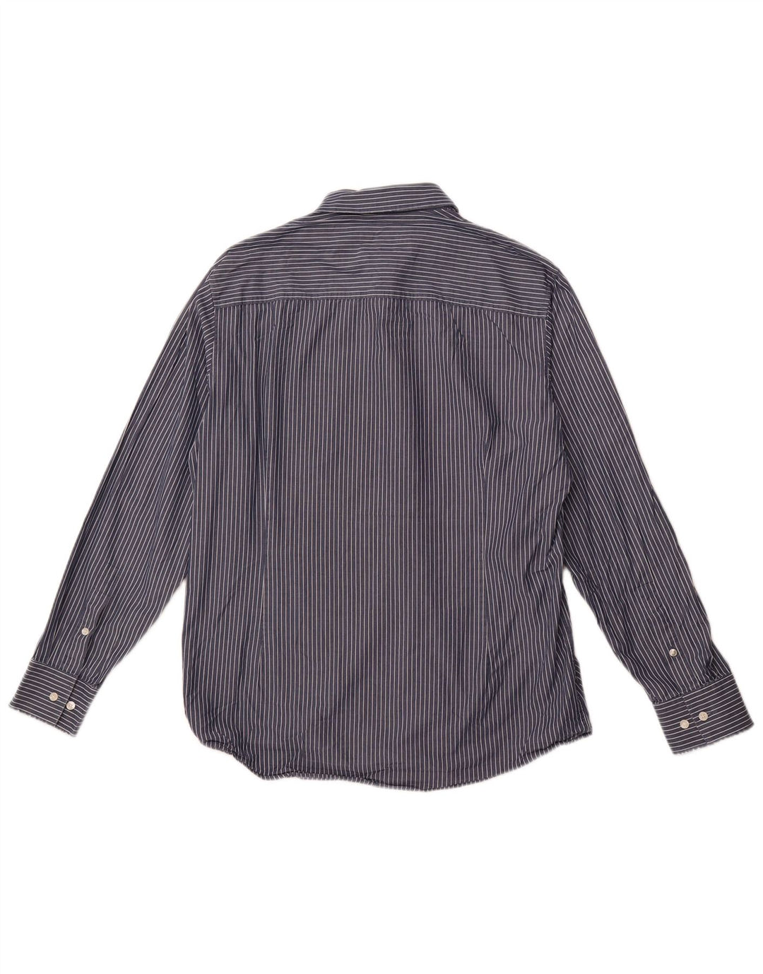 CALVIN KLEIN Muška uska košulja veličine 43, velika tamnoplava pruga