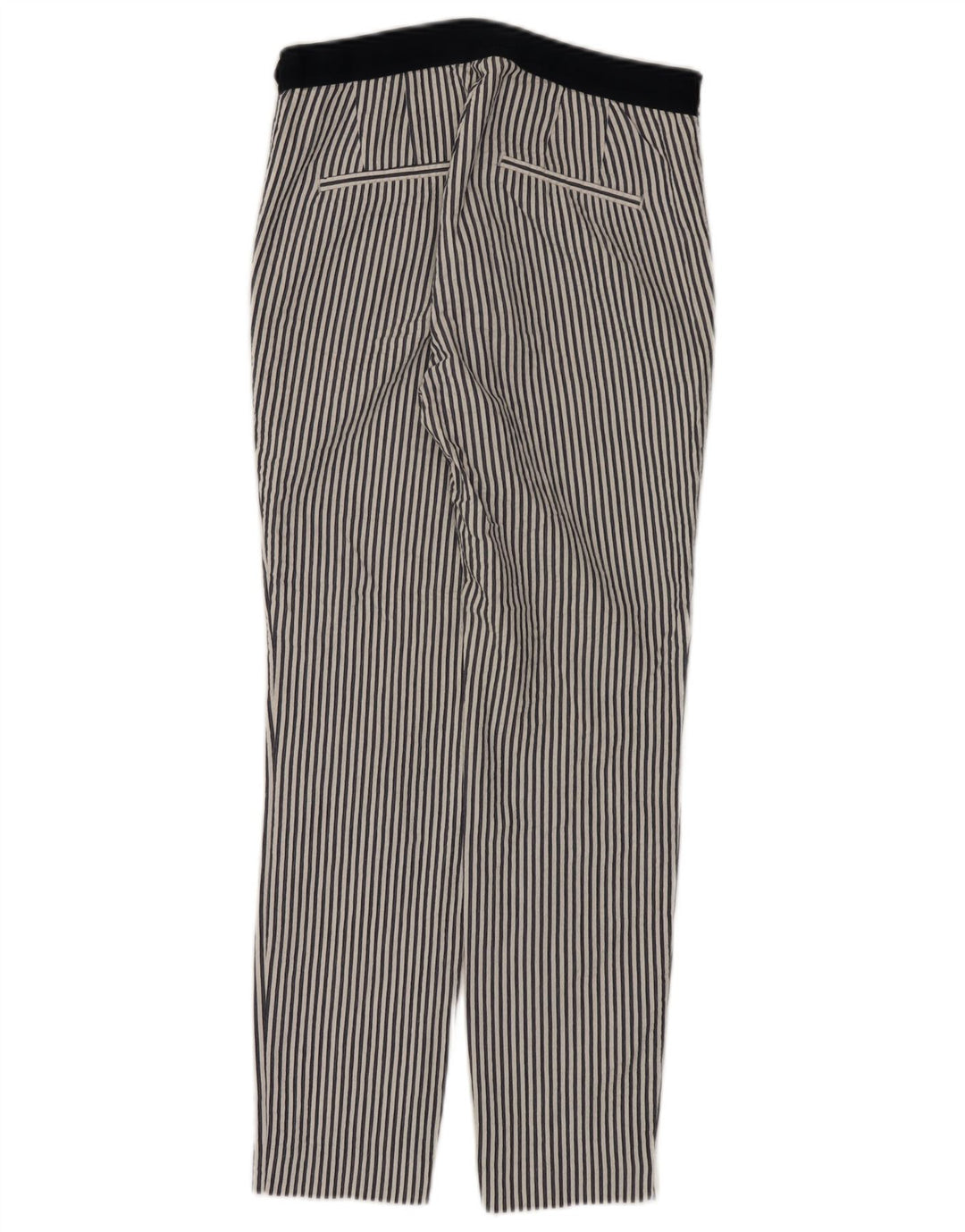 ZARA ženske uske chino hlače male W26 L27 pamuk na bijele pruge