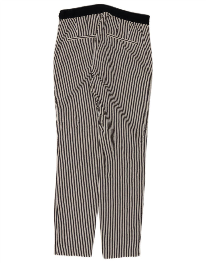 ZARA ženske uske chino hlače male W26 L27 pamuk na bijele pruge