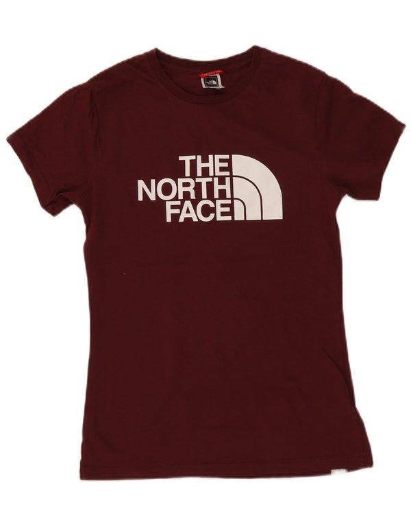 The North Face ženska majica kratkih rukava s grafičkim motivima, UK 8, mali tamnocrveni pamuk