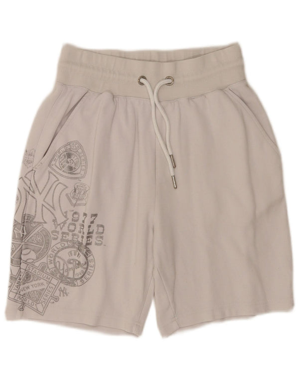 Majestic Mens New York Yankees Graphic Sport Shorts XS bijeli pamuk