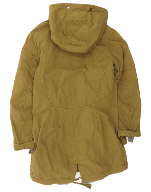 Vintage ženska šerpa parka jakna s kapuljačom EU 40, srednji kaki pamuk