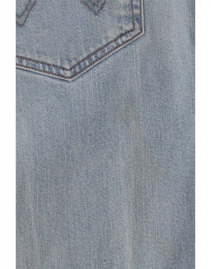 Wrangler ženske ravne traperice regularnog kroja W30 L32 plavi pamuk