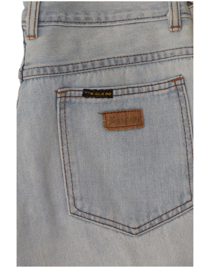 VINTAGE Ženske sužene traperice visokog struka W26 L26 Plave