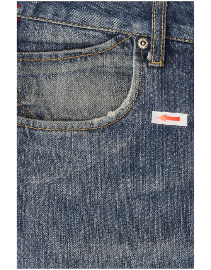 Muške ravne traperice Zu Elements, W36 L35, plavi pamuk