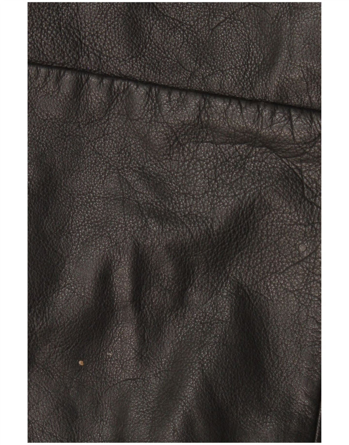 Izzi ženska kožna jakna UK 14 srednje crna