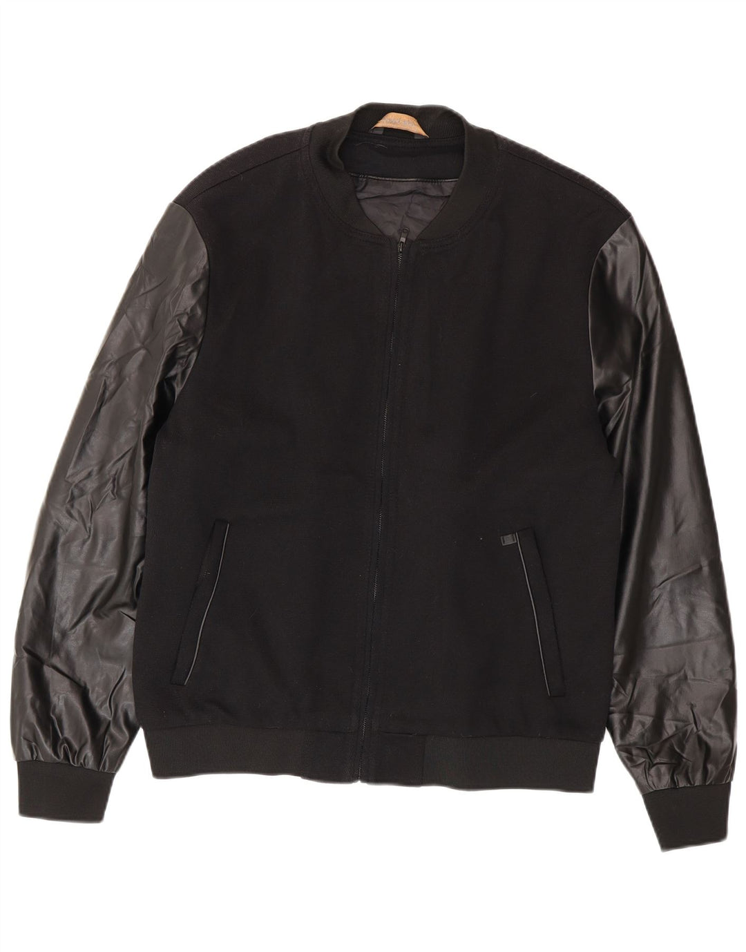 Zara muška bomber jakna UK 42 XL crni poliester