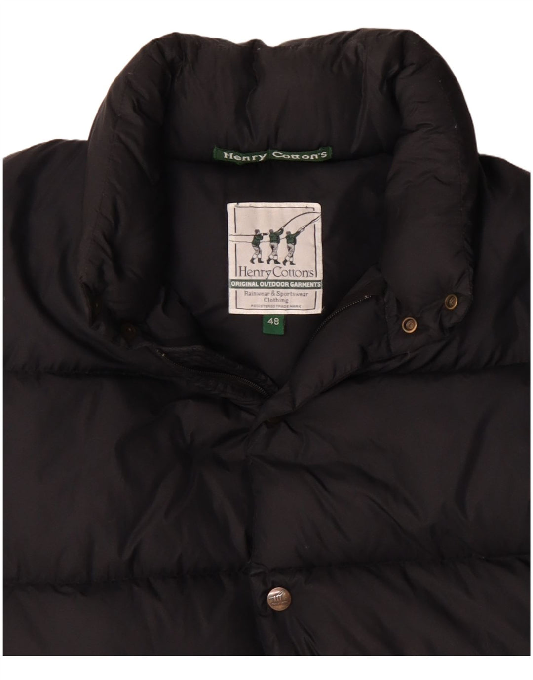 HENRY COTTONS Muška široka podstavljena jakna IT 48 srednje crna