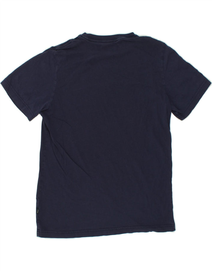 PUMA Mens Graphic T-Shirt Top Medium Navy Blue Cotton Vintage Puma and Second-Hand Puma from Messina Hembry 