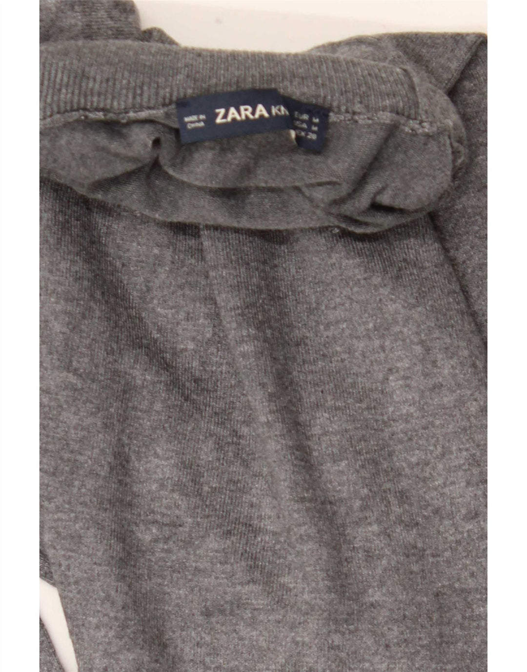 Zara ženski pulover s rol izrezom UK 12 srednje siva