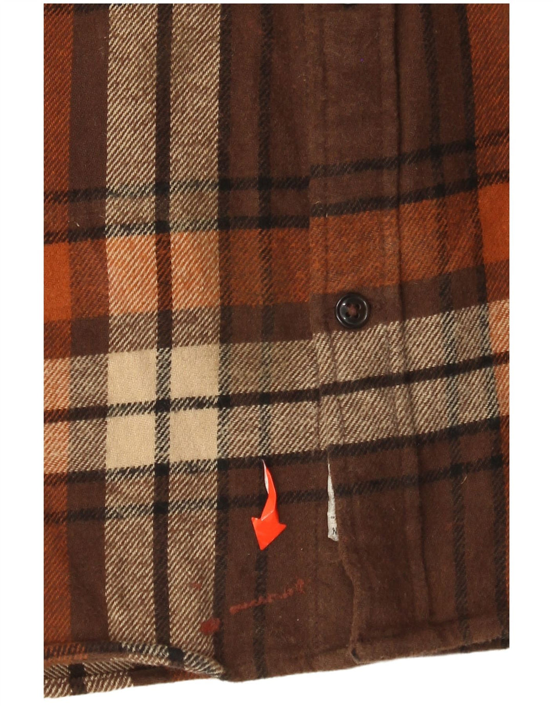 JACK & JONES Muška flanelska košulja XL, smeđi karirani pamuk