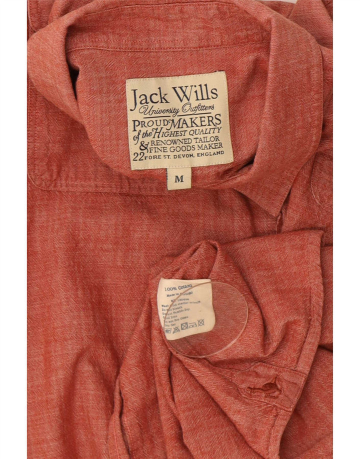 Jack Wills muška košulja srednje crvene boje od pamuka