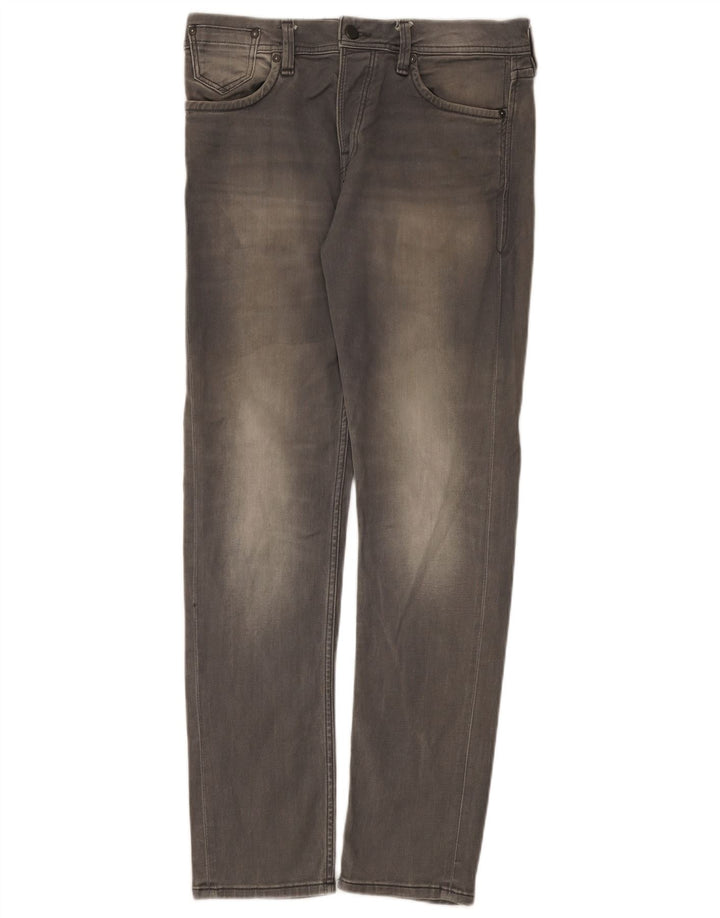 Jack & Jones Muške uske traperice W29 L32 Sivi pamuk
