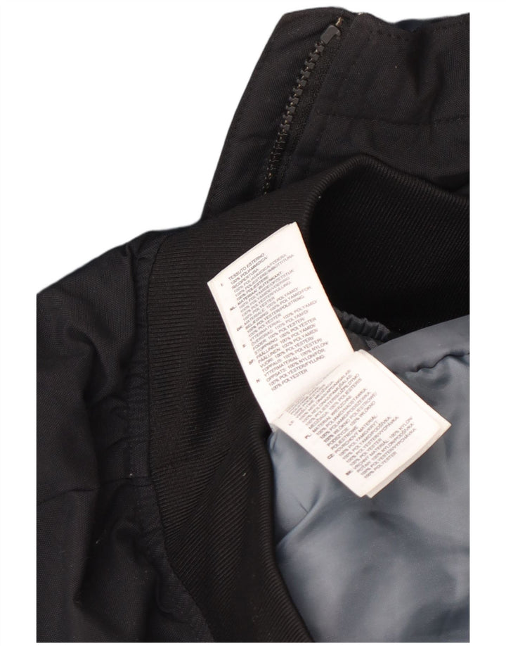 Adidas muška bomber jakna s kapuljačom UK 36 mala crna poliester