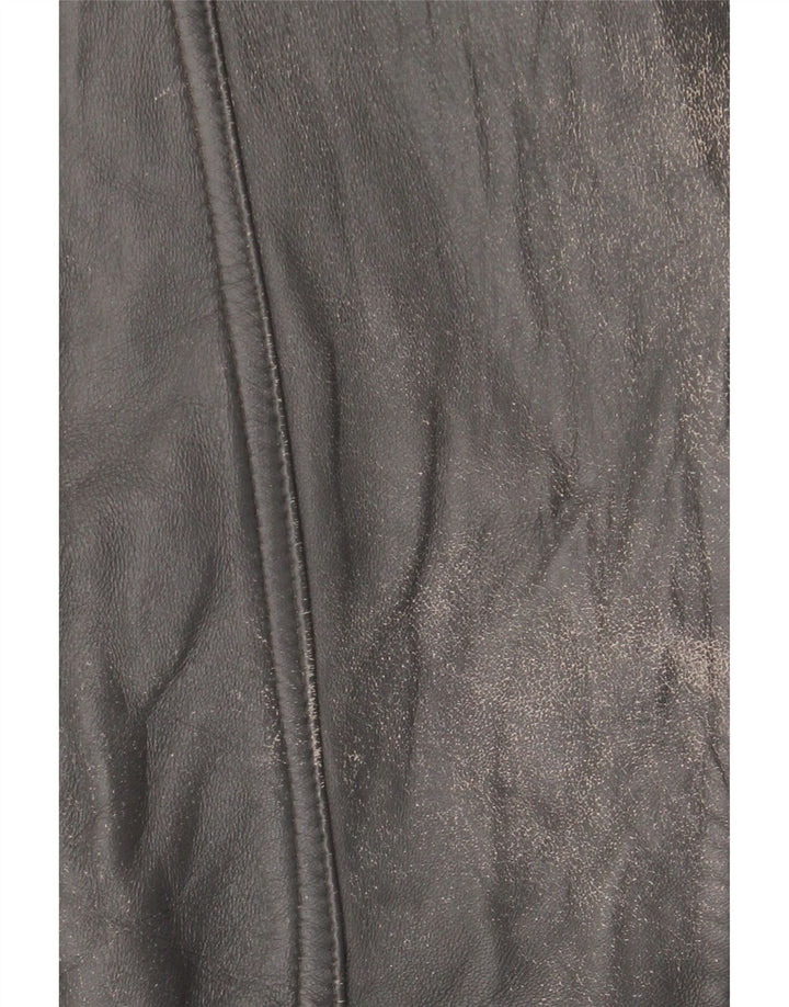 Vintage muška kožna jakna IT 56 3XL crna