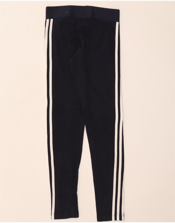 Adidas ženske tajice UK 4/6 XS tamnoplavi pamuk