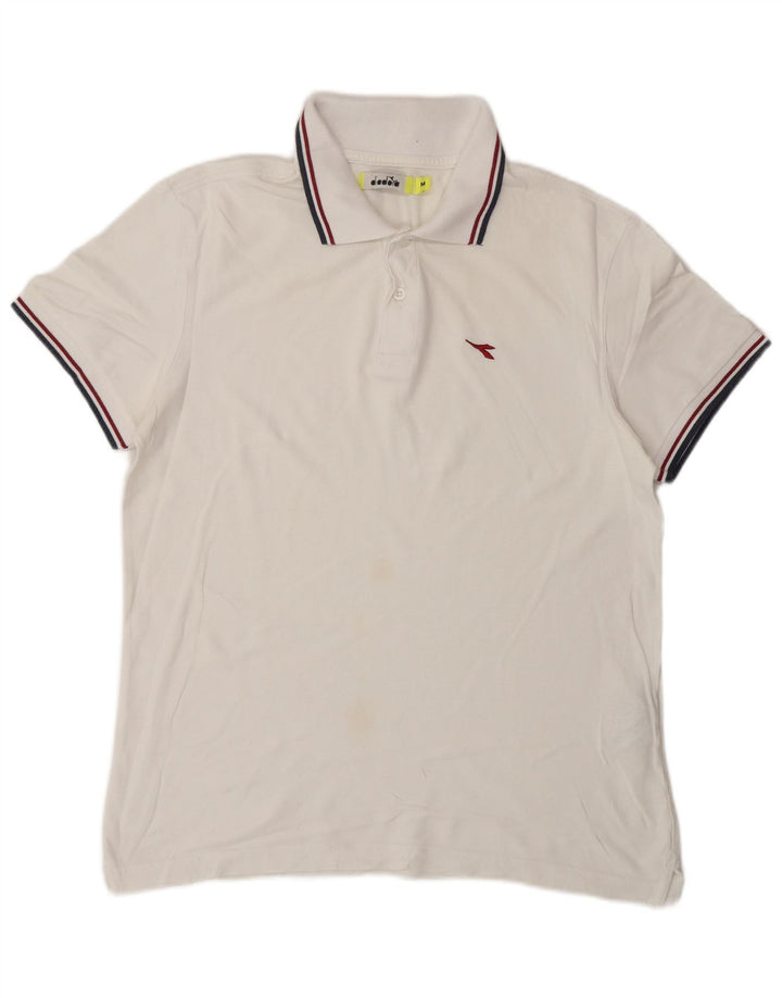 DIADORA Muška polo majica Srednje bijeli pamuk