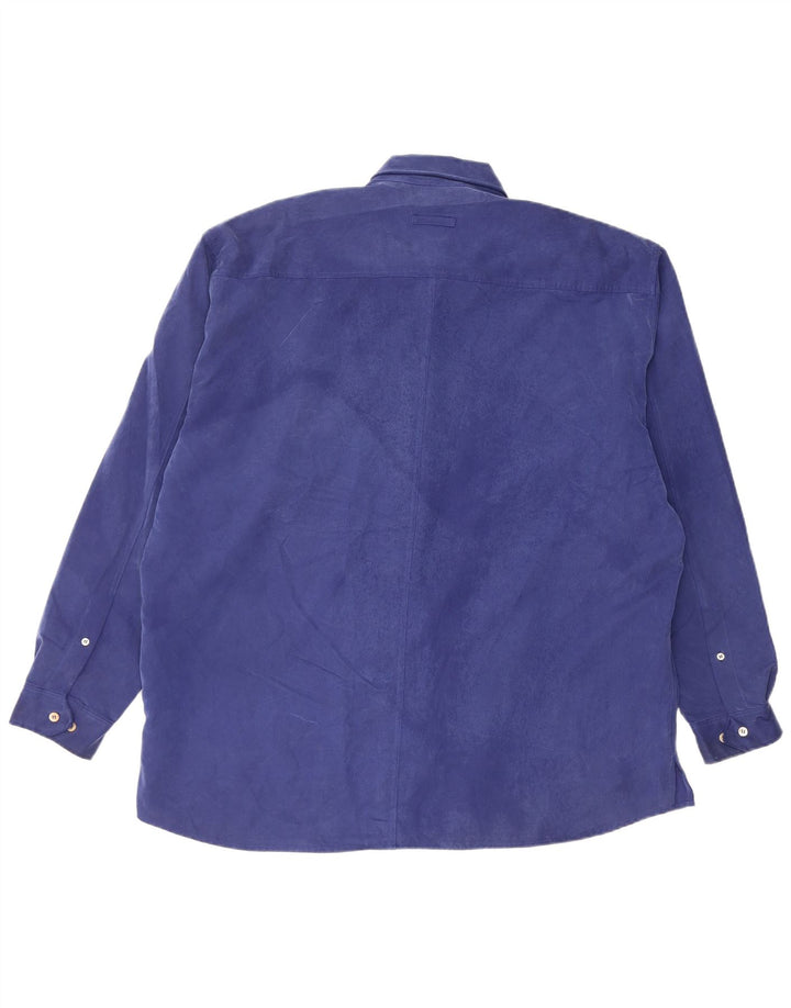 Ted Baker muška košulja veličina 4 Large Blue Polynosic