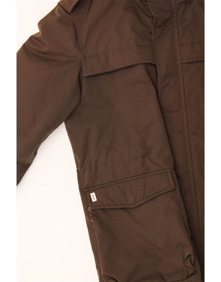 GANT Mens Military Jacket UK 38 Medium Brown Cotton Vintage Gant and Second-Hand Gant from Messina Hembry 