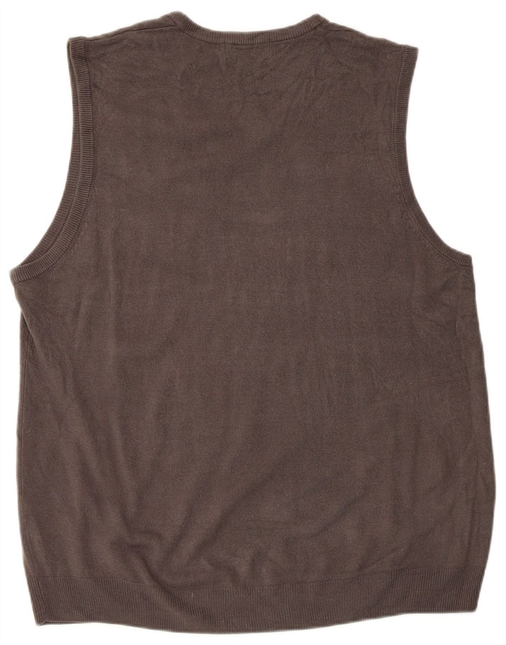 Marks & Spencer Mens Blue Harbour Vest Tank Top XL Grey Acrylic