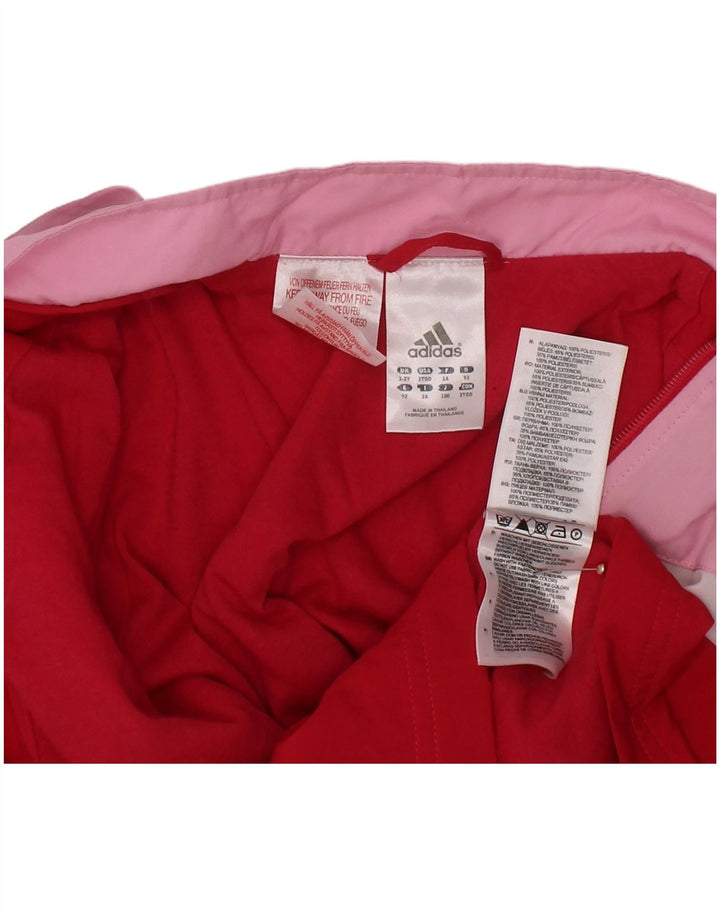 ADIDAS Trenirka za djevojčice 18-24 mjeseca Red Colourblock