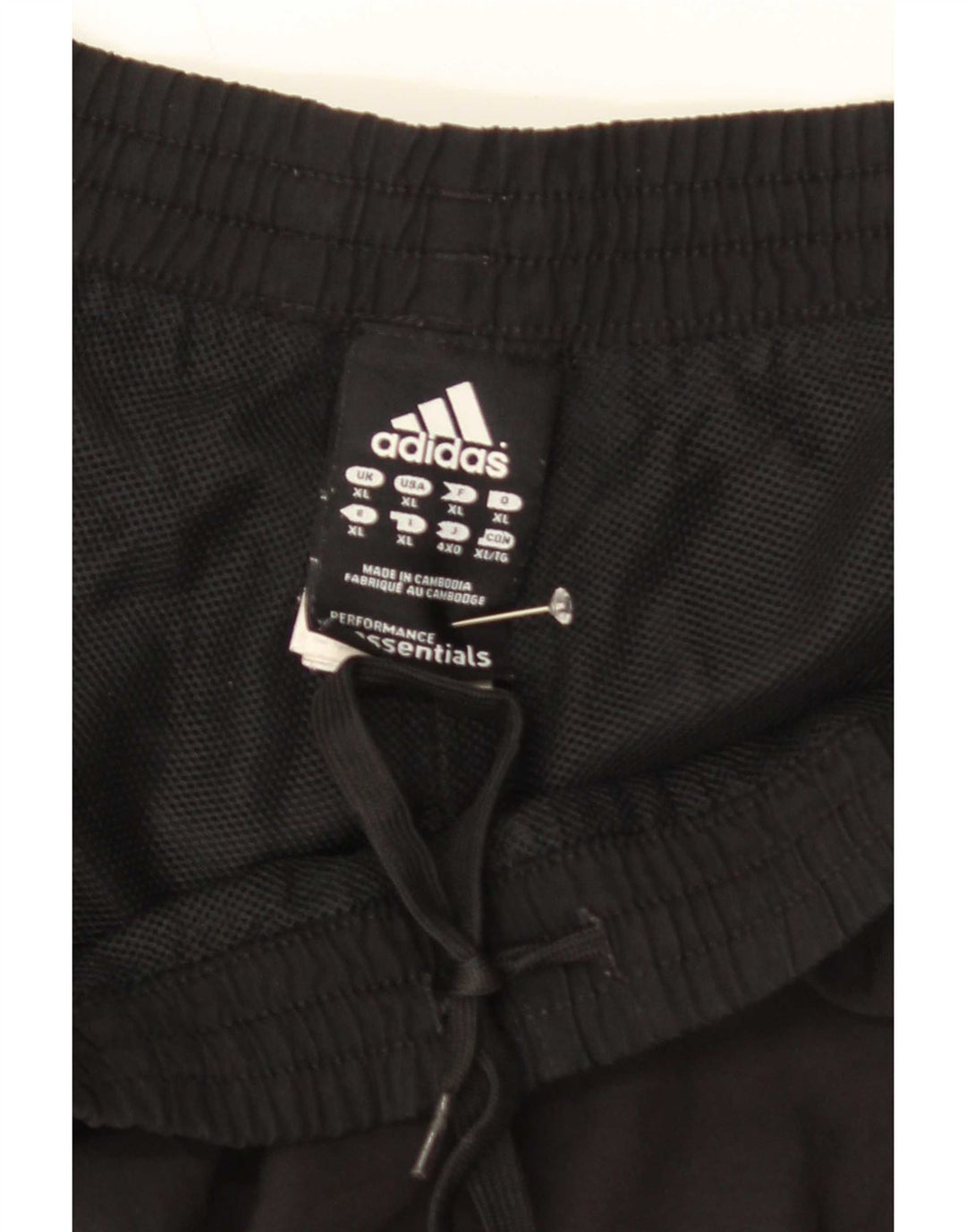 Adidas muške Climalite Regular sportske kratke hlače XL crni poliester