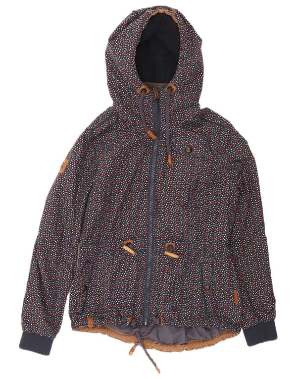 Naketano ženska jakna vjetrovka UK 14 srednje raznobojne fleke