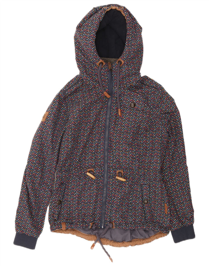 Naketano ženska jakna vjetrovka UK 14 srednje raznobojne fleke