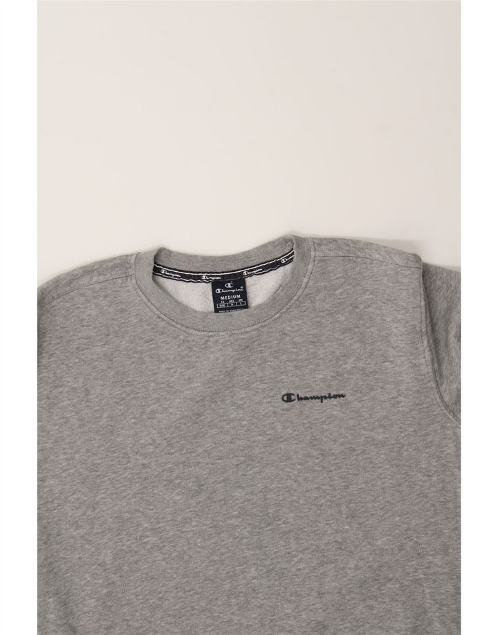 CHAMPION Womens Sweatshirt Jumper UK 14 Medium Grey Cotton Vintage Champion and Second-Hand Champion from Messina Hembry 