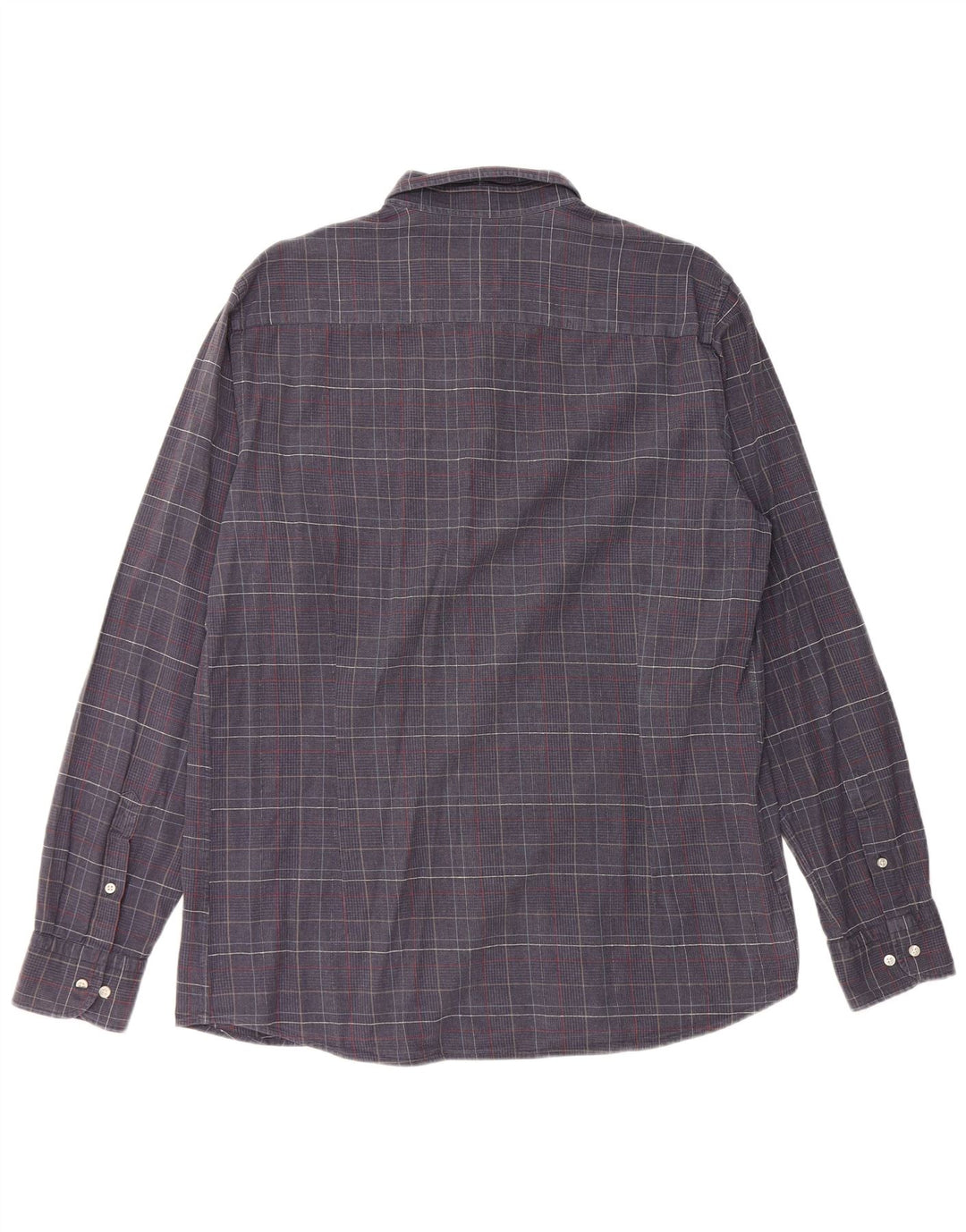 MASSIMO DUTTI Muška košulja XL tamnoplavi pamuk s ptičijim zubima